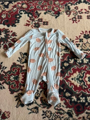 Angel Dear football onesie