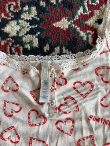Skims Candy Heart Tank Top