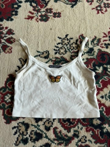 Brandy Melville butterfly tank 🦋