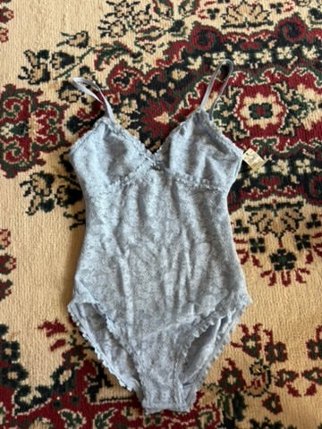 Aerie baby blue lace bodysuit