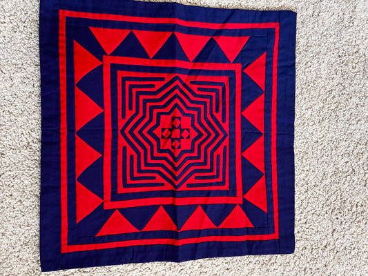 Blue Velvet Pillow Case